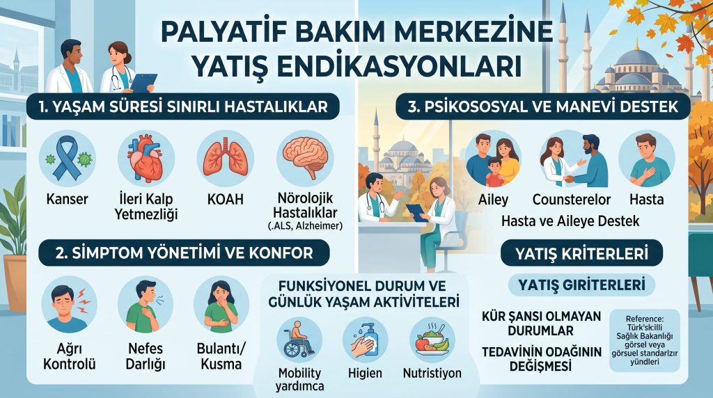 # Palyatif Bakım Merkezine Yatış Endikasyonları Nelerdir?